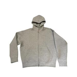 YOUNG LA SCUBBA Gray Full-Zip Hoodie